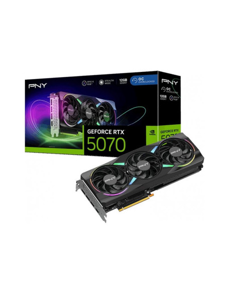 Tarjeta gráfica PNY GeForce RTX 5070 Epic-X OC RGB 12GB GDDR7 DLSS4