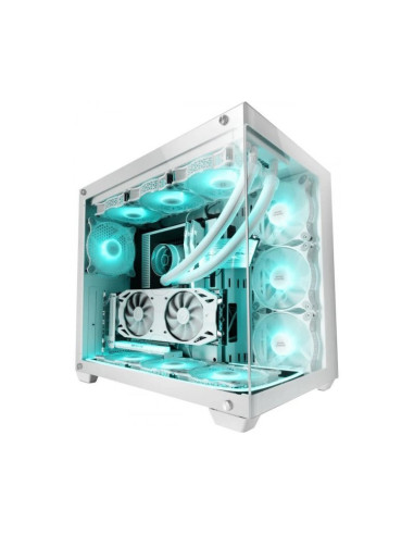 Caja para PC Mars Gaming MCV4 Blanca E-ATX
