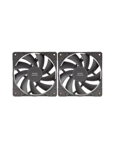 Pack de 2 ventiladores PC Mars Gaming MF-PROX2 120mm