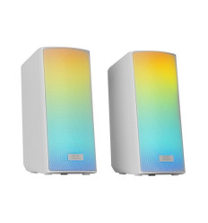 Altavoces gaming Mars Gaming MSRGB2 Blanco