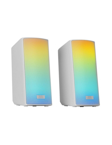 Altavoces gaming Mars Gaming MSRGB2 Blanco