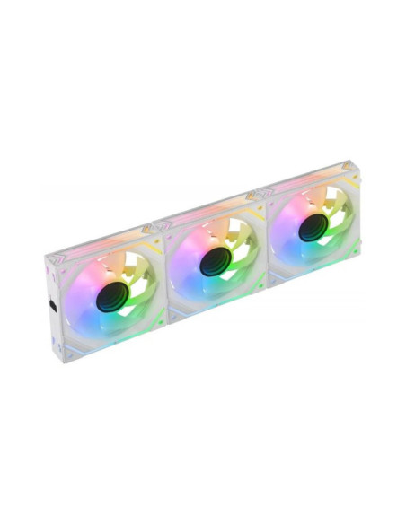 Pack de 3 ventiladores Mars Gaming MF-LINKFINITYKIT Blanco 120mm