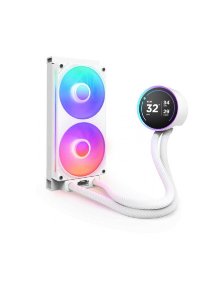 Refrigeración líquida PC NZXT Kraken Elite 240 RGB Blanca 240mm