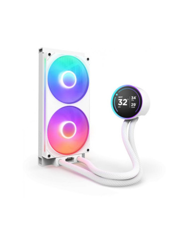 Refrigeración líquida PC NZXT Kraken Elite 280 RGB Blanca 280mm