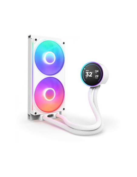 Refrigeración líquida PC NZXT Kraken Elite 280 RGB Blanca 280mm