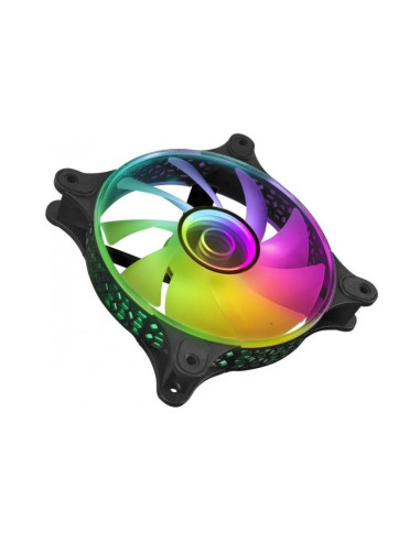 Pack de 3 ventiladores Mars Gaming MF-3DKIT con mando 120mm