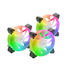 Pack de 3 ventiladores PC Mars Gaming MF-3A 120mm