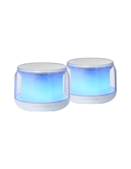 Altavoces Mars Gaming MS-AURA Blanco USB 2.0