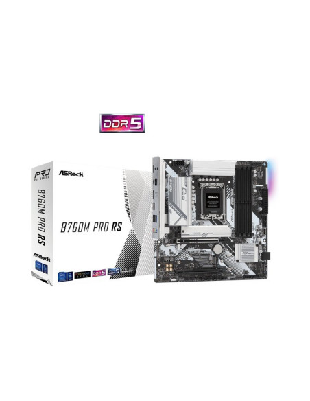 Placa base Asrock B760M Pro RS Socket Intel 1700 Micro-ATX