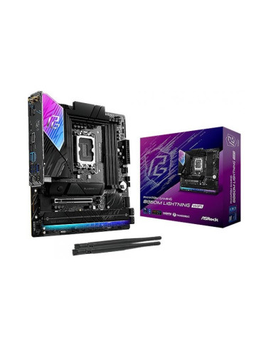 Placa base Asrock B860M Lightning WiFi Socket Intel 1851 Micro-ATX
