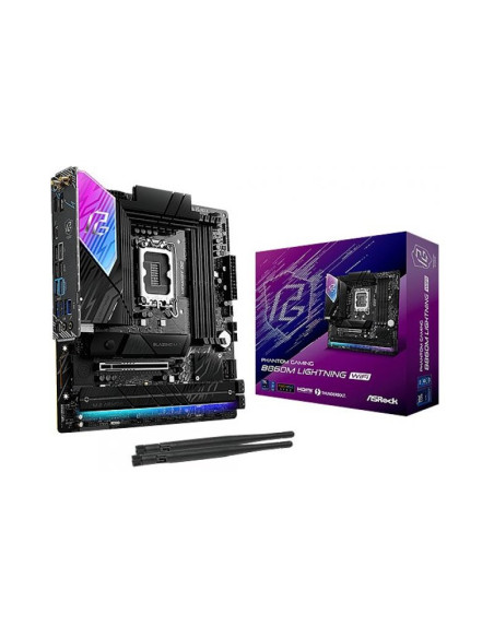 Placa base Asrock B860M Lightning WiFi Socket Intel 1851 Micro-ATX