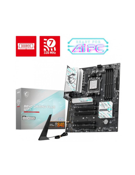 Placa base MSI B840 Gaming Plus WIFI AMD AM5 ATX