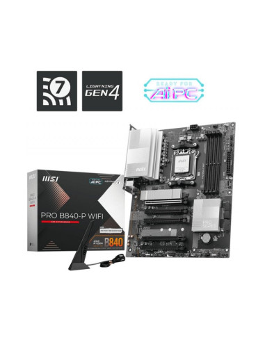 Placa base MSI Pro B840-P WIFI AMD AM5 ATX