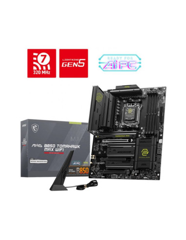 Placa base MSI MAG B850 Tomahawk Max WIFI Socket AMD AM5 ATX