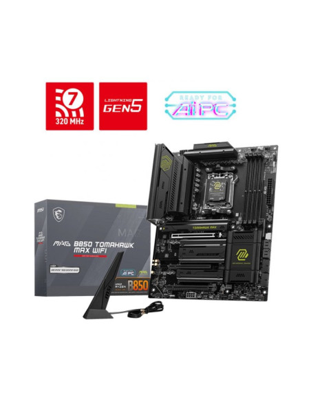 Placa base MSI MAG B850 Tomahawk Max WIFI Socket AMD AM5 ATX