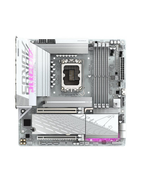 Placa base Gigabyte B860M AORUS Elite WIFI6E ICE Socket 1851 Micro-ATX