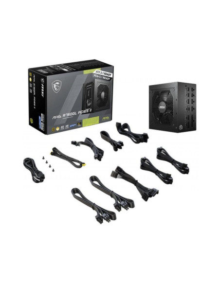 Fuente de alimentación MSI MAG A750GL II ATX 3.0 (PCIe 5.1) 750W