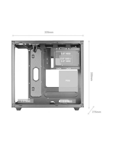 Caja para PC Mars Gaming MCNOVAM Micro-ATX