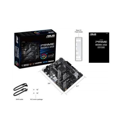 Placa Base ASUS Prime B550M-K ARGB | AM4 B550