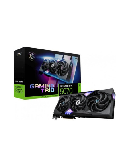 Tarjeta gráfica MSI GeForce RTX 5070 Gaming Trio OC 12GB GDDR7 DLSS4