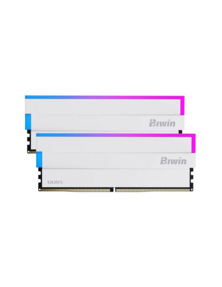 Biwin DW100 RGB 32GB (2x16GB) DDR5 6000MHz CL30 Blanca