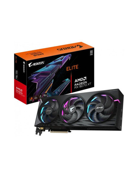 Tarjeta gráfica Gigabyte AORUS Radeon RX 9070 XT ELITE 16GB GDDR6