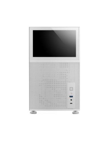 Caja para PC Mars Gaming MC-LCD Blanca Micro-ATX