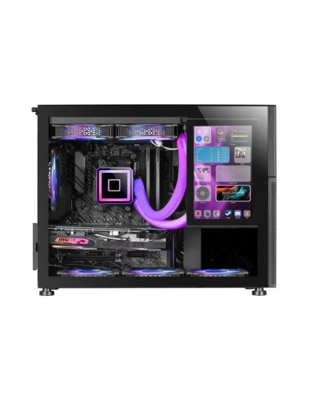 Caja para PC Mars Gaming MC-LCD Micro-ATX