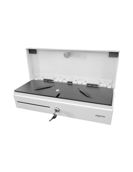 Cajón portamonedas Approx appCASH02FLIPTOPWH