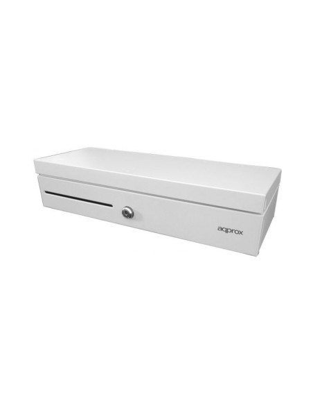 Cajón portamonedas Approx appCASH02FLIPTOPWH