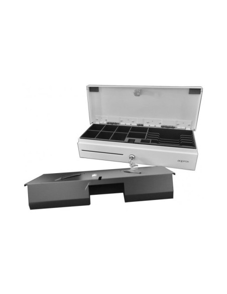 Cajón portamonedas Approx appCASH02FLIPTOPWH