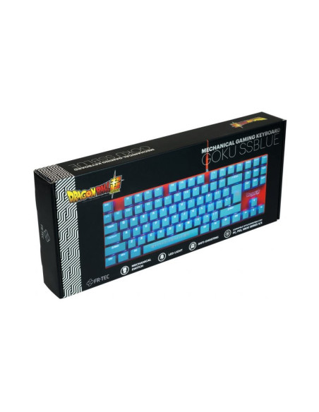 Teclado gaming Blade Dragon Ball Keyboard Goku Switch Azul