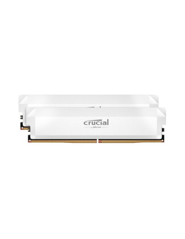 Memoria Crucial Pro Overclocking 32GB RAM (2x16GB) DDR5 6000MHz CL36 Blanca