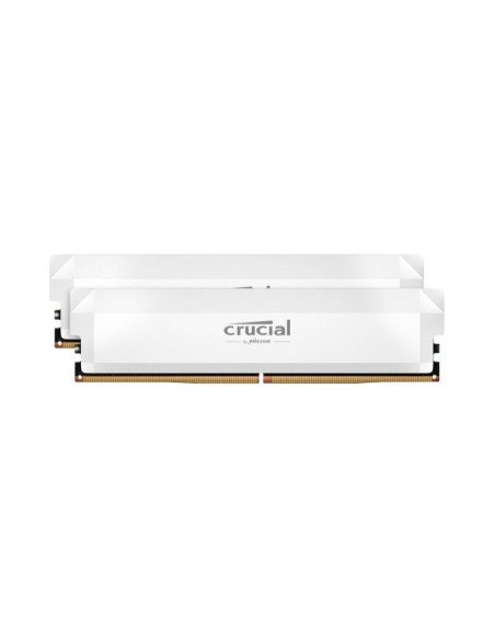 Memoria Crucial Pro Overclocking 32GB RAM (2x16GB) DDR5 6000MHz CL36 Blanca