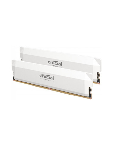Memoria Crucial Pro Overclocking 32GB RAM (2x16GB) DDR5 6000MHz CL36 Blanca