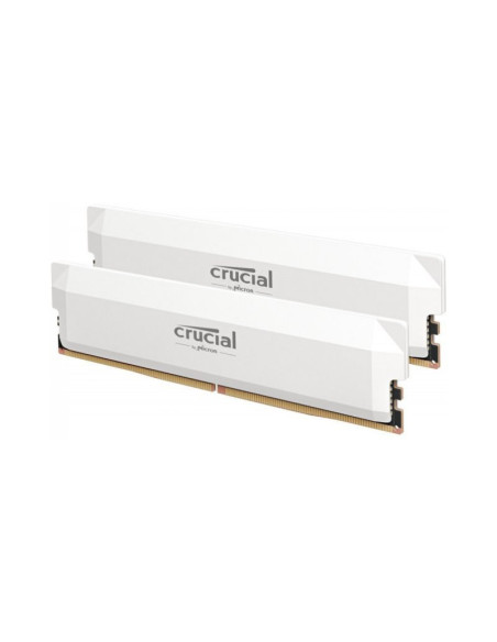 Memoria Crucial Pro Overclocking 32GB RAM (2x16GB) DDR5 6000MHz CL36 Blanca