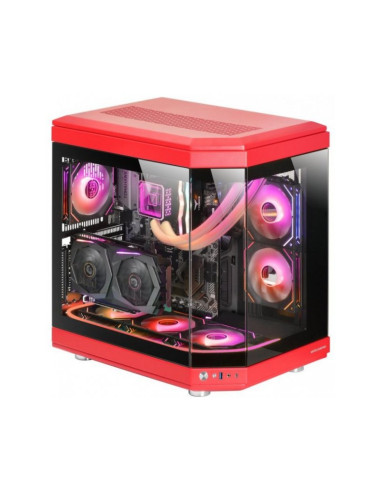 Mars Gaming MC-3T Rojo ATX Caja para PC