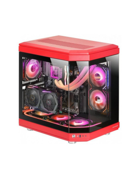 Mars Gaming MC-3T Rojo ATX Caja para PC