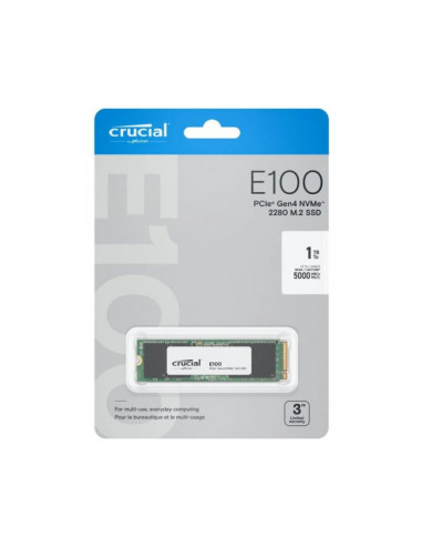 SSD Crucial E100 1TB PCIe 4.0 M.2