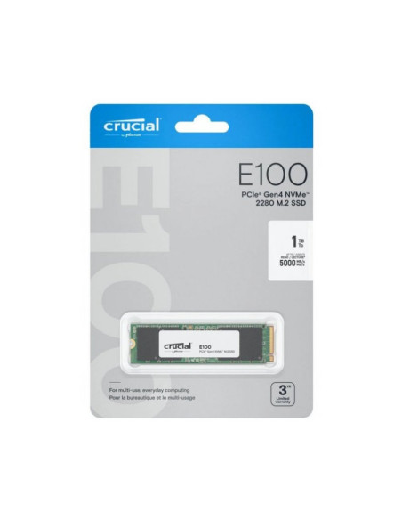 SSD Crucial E100 1TB PCIe 4.0 M.2