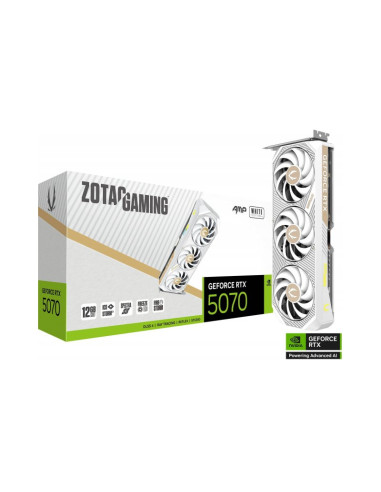 Zotac Gaming GeForce RTX 5070 AMP White Edition 12GB GDDR7 DLSS4