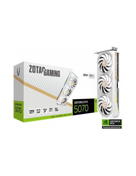 Zotac Gaming GeForce RTX 5070 AMP White Edition 12GB GDDR7 DLSS4