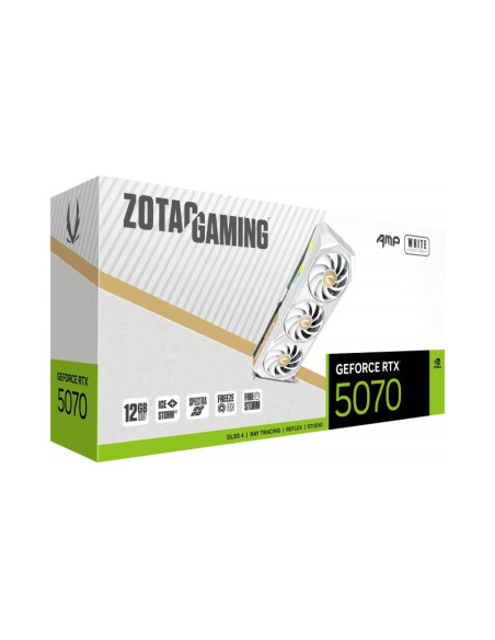 Zotac Gaming GeForce RTX 5070 AMP White Edition 12GB GDDR7 DLSS4