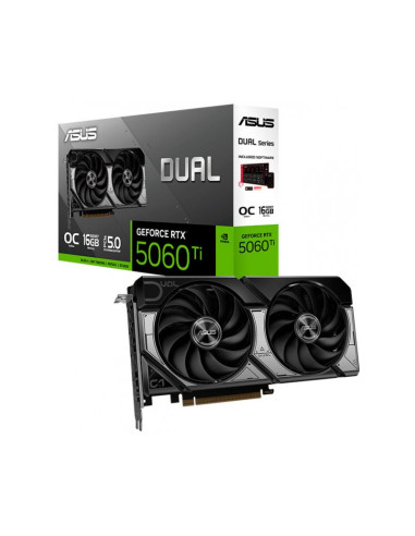 Asus Dual GeForce RTX 5060 Ti OC 16GB GDDR7 DLSS4