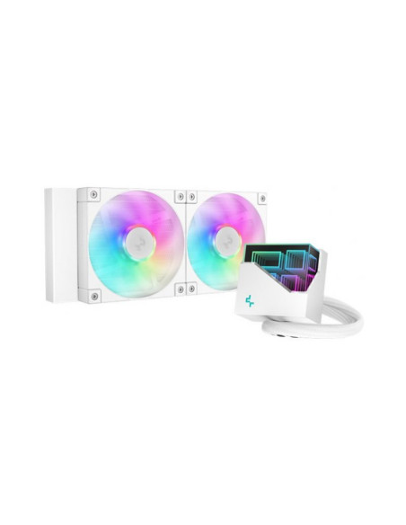 DeepCool LT240 aRGB Blanca 240mm Refrigeración Líquida PC
