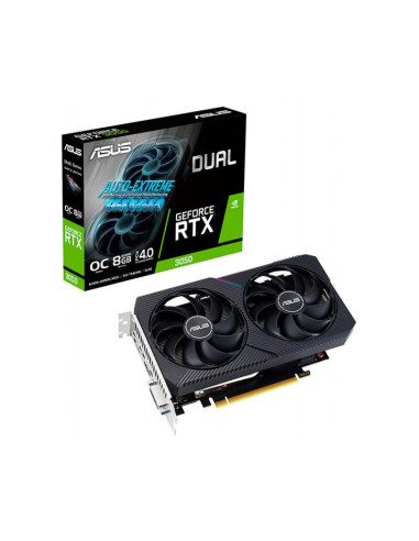 Asus Dual GeForce RTX 3050 V2 OC Edition 8GB GDDR6