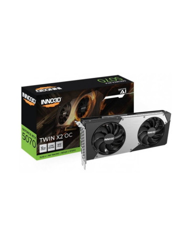 Inno3D GeForce RTX 5070 Twin X2 OC 12GB GDDR7 DLSS4
