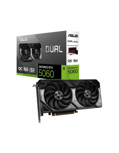 Asus Dual GeForce RTX 5060 OC Edition 8GB GDDR7 DLSS4