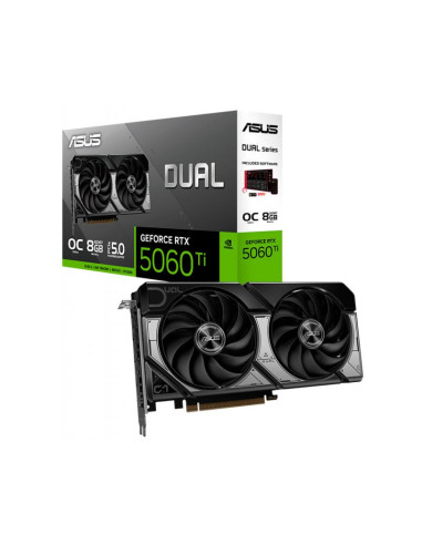 Asus Dual GeForce RTX 5060 Ti OC Edition 8GB GDDR7 DLSS4