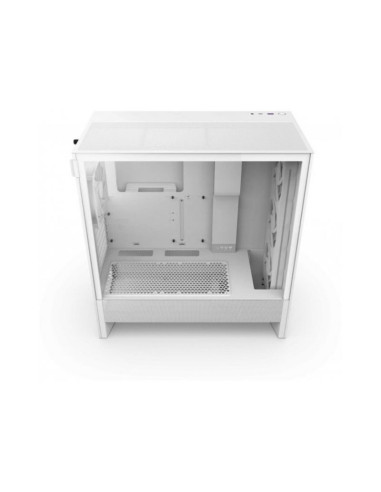NZXT H5 Flow RGB (2024) Blanca E-ATX Caja para PC